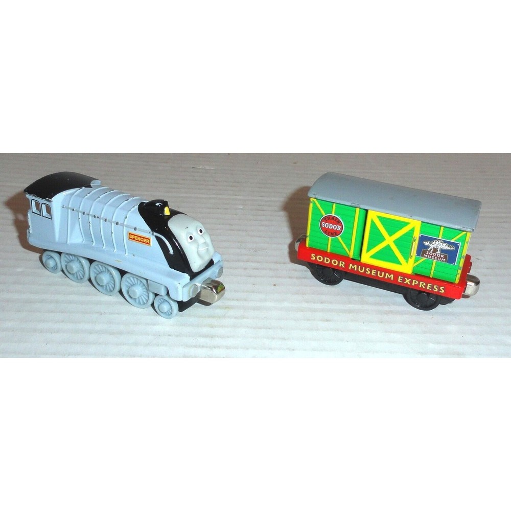 Thomas The Train Spencer Diecast Train Engine & Sodor Museum Express Diecast Car